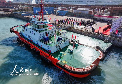 江蘇連云港 純電動(dòng)拖輪 云港電拖二號(hào) 交付使用